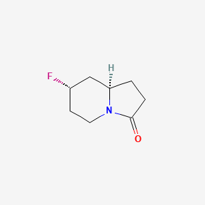 cis-7-Fluorohexahydroindolizin-3(2H)-one