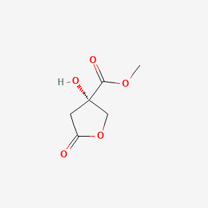 (S)-Methyl 3-hydroxy-5-oxotetrahydrofuran-3-carboxylate