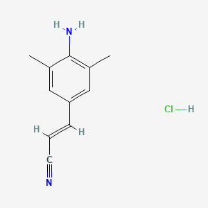 (E)-3-(4-Amino-3,5-dimethylphenyl)acrylonitrile Hydrochloride