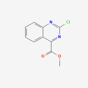 molecular formula C10H7ClN2O2 B584292 Methyl 2-chloroquinazoline-4-carboxylate CAS No. 1797884-06-0