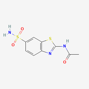 molecular formula C9H9N3O3S2 B5842928 N-(6-sulfamoyl-1,3-benzothiazol-2-yl)acetamide CAS No. 330462-63-0