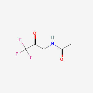 molecular formula C5H6F3NO2 B584294 N-(3,3,3-trifluoro-2-oxopropyl)acetamide CAS No. 159189-10-3