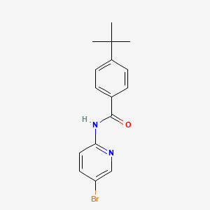 molecular formula C16H17BrN2O B5843021 N-(5-bromopyridin-2-yl)-4-tert-butylbenzamide CAS No. 314030-00-7