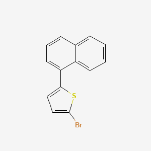 molecular formula C14H9BrS B584304 2-溴-5-(萘-1-基)噻吩 CAS No. 148875-82-5