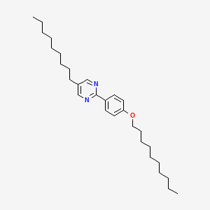 B584305 2-[4-(Decyloxy)phenyl]-5-nonylpyrimidine CAS No. 144806-56-4