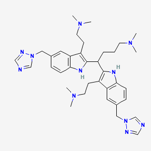 molecular formula C36H49N11 B584311 Rizatriptan 2,2-Dimer CAS No. 1135479-44-5