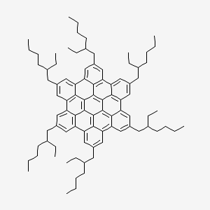 molecular formula C90H114 B584313 Hexa-(2-ethylhexyl)-hexa-peri-hexabenzocoronene CAS No. 850804-51-2