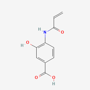 molecular formula C10H9NO4 B584319 4-(Acryloylamino)-3-hydroxybenzoic acid CAS No. 149093-40-3