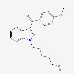 molecular formula C21H23NO3 B584325 RCS-4 N-(5-hydroxypentyl) metabolite CAS No. 1379604-66-6