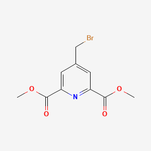 molecular formula C10H10BrNO4 B584327 Dimethyl 4-(bromomethyl)pyridine-2,6-dicarboxylate CAS No. 1040401-17-9