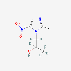 molecular formula C7H11N3O3 B584328 Secnidazole-d6 