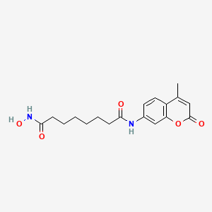 molecular formula C18H22N2O5 B584340 Coumarin-SAHA CAS No. 1260635-77-5