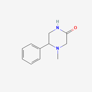 4-Methyl-5-phenylpiperazin-2-one