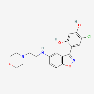 molecular formula C19H20ClN3O4 B584346 EZH2/HSP90-IN-29 CAS No. 1012788-65-6