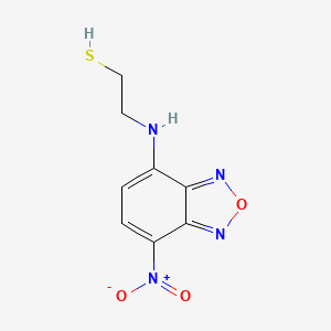 molecular formula C8H8N4O3S B584353 2-[(7-Nitro-2,1,3-benzoxadiazol-4-yl)amino]ethanethiol CAS No. 50540-16-4