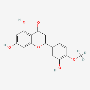 molecular formula C16H14O6 B584372 rac-Hesperetin-d3 