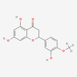 molecular formula C16H14O6 B584372 rac-橙皮苷-d3 CAS No. 1346605-26-2