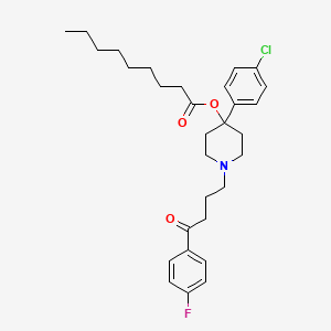 molecular formula C36H43ClFNO3 B584377 Haloperidol Nonanoate CAS No. 1797130-89-2