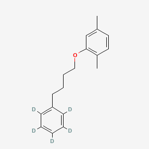 molecular formula C18H22O B584378 1,4-Dimethyl-2-[4-(phenyl-d5)butoxy]benzene CAS No. 1346597-96-3