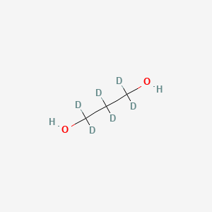 molecular formula C3H8O2 B584380 1,3-丙二醇-d6 CAS No. 284474-77-7