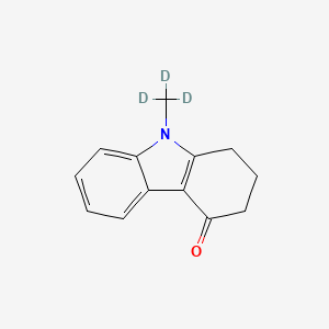 molecular formula C13H13NO B584389 1,2,3,9-Tetrahydro-9-(methyl-d3)-4H-carbazol-4-one CAS No. 1225443-54-8