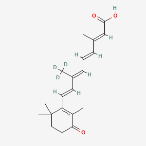 molecular formula C20H26O3 B584394 all-trans 4-Keto Retinoic Acid-(9-methyl)-d3 CAS No. 1346606-26-5
