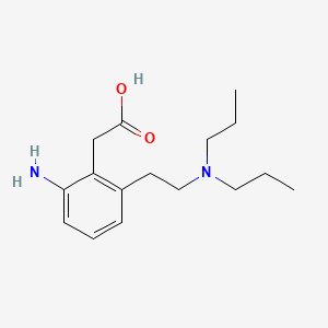 molecular formula C16H26N2O2 B584404 2-(2-Amino-6-(2-(dipropylamino)ethyl)phenyl)acetic acid CAS No. 920755-10-8