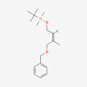 Tert-butyl-dimethyl-[(Z)-3-methyl-4-phenylmethoxybut-2-enoxy]silane