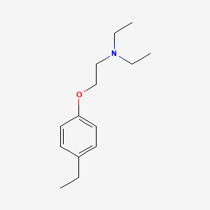molecular formula C14H23NO B5844114 p-Ethyl phenoxy-triethyl amine 