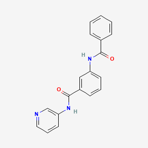 molecular formula C19H15N3O2 B5844136 3-BENZAMIDO-N-(PYRIDIN-3-YL)BENZAMIDE 
