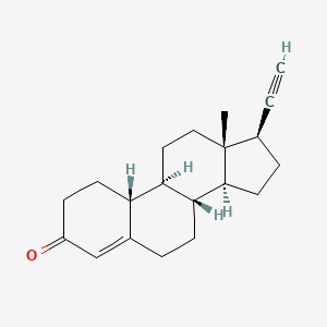 molecular formula C20H26O B584422 19-Norpregn-4-en-20-yn-3-one CAS No. 38673-42-6