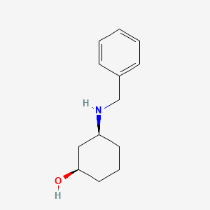 molecular formula C13H19NO B584428 cis-3-(Benzylamino)cyclohexanol CAS No. 1089695-63-5