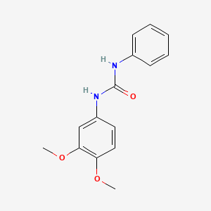 molecular formula C15H16N2O3 B5844304 1-(3,4-Dimethoxyphenyl)-3-phenylurea 