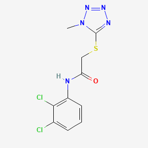molecular formula C10H9Cl2N5OS B5844310 N-(2,3-DICHLOROPHENYL)-2-[(1-METHYL-1,2,3,4-TETRAZOL-5-YL)SULFANYL]ACETAMIDE 