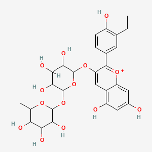 molecular formula C28H33O14+ B584433 Delphinidin 3-O-Rutinoside CAS No. 58285-26-0