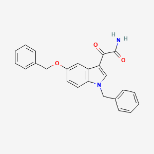 molecular formula C24H20N2O3 B584438 2-(1-苄基-5-苯甲氧基吲哚-3-基)-2-氧代乙酰胺 CAS No. 1797824-77-1