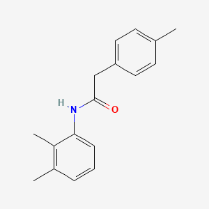 molecular formula C17H19NO B5844392 N-(2,3-dimethylphenyl)-2-(4-methylphenyl)acetamide 
