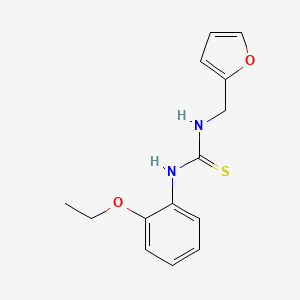 molecular formula C14H16N2O2S B5844423 N-(2-ethoxyphenyl)-N'-(2-furylmethyl)thiourea 