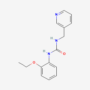 molecular formula C15H17N3O2 B5844436 N-(2-ETHOXYPHENYL)-N'-(3-PYRIDYLMETHYL)UREA 