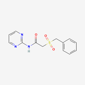 2-(benzylsulfonyl)-N-2-pyrimidinylacetamide