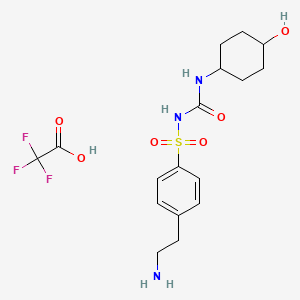 1-[4-(2-Aminoethylphenyl)sulfonyl]-3-(trans-4-hydroxycyclohexyl)urea Trifluoroacetic Acid Salt