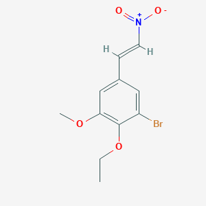 1-bromo-2-ethoxy-3-methoxy-5-(2-nitrovinyl)benzene