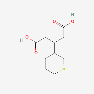 3-(Thian-3-yl)pentanedioic acid