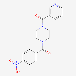 1-(4-nitrobenzoyl)-4-(3-pyridinylcarbonyl)piperazine