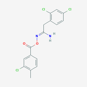 N'-[(3-chloro-4-methylbenzoyl)oxy]-2-(2,4-dichlorophenyl)ethanimidamide