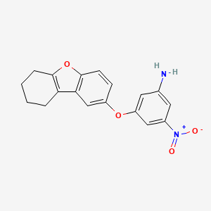 molecular formula C18H16N2O4 B5844553 3-nitro-5-(6,7,8,9-tetrahydrodibenzo[b,d]furan-2-yloxy)aniline CAS No. 5671-16-9
