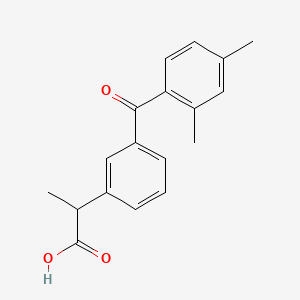 (2RS)-2-[3-(2,4-Dimethylbenzoyl)phenyl]propanoic Acid