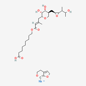 4H-Furo[2,3-c]pyranyl Mupirocin Sodium Impurity