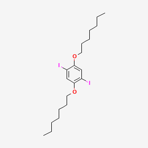 B584466 1,4-Bis(heptyloxy)-2,5-diiodobenzene CAS No. 149762-42-5