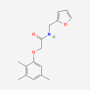 molecular formula C16H19NO3 B5844677 N-(furan-2-ylmethyl)-2-(2,3,5-trimethylphenoxy)acetamide 